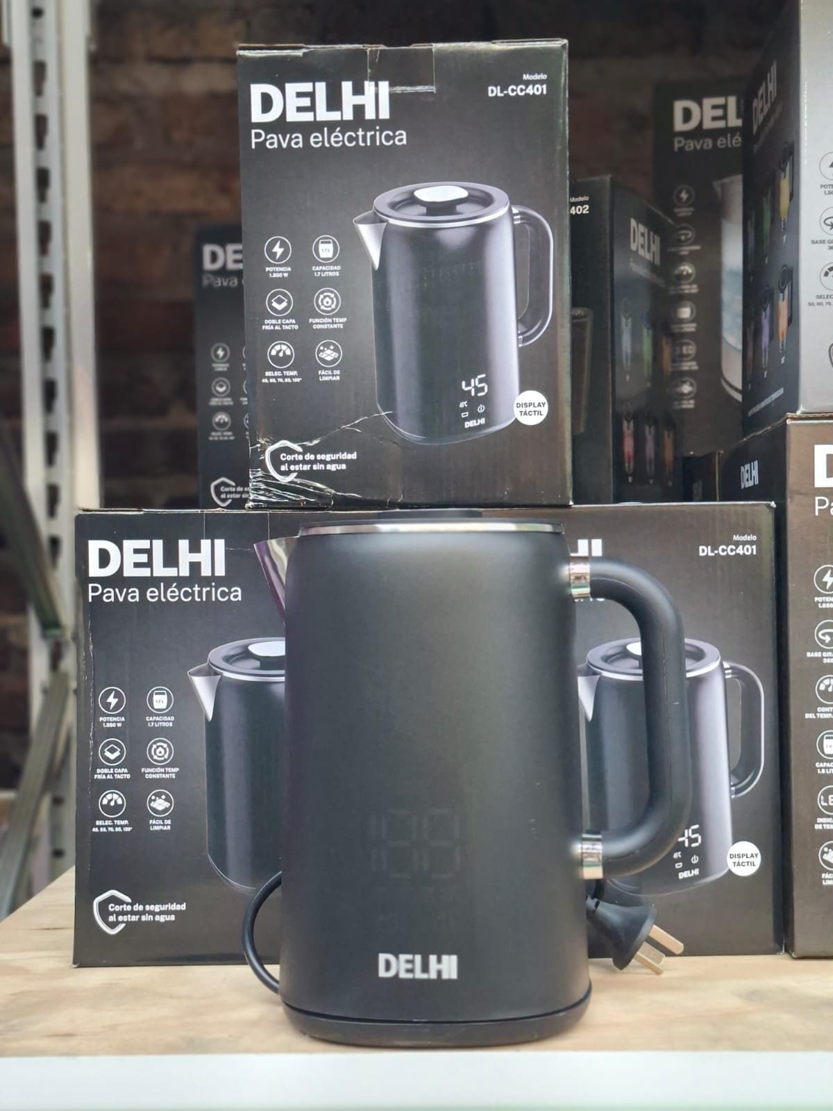 DELHI PAVA ELÉCTRICA DISPLAY TÁCTIL DL-CC401
