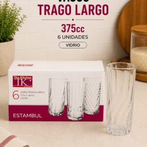 SET X6 VASOS TRAGO LARGO ESTAMBUL