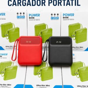 POWER BANK CON 4 CARGAS